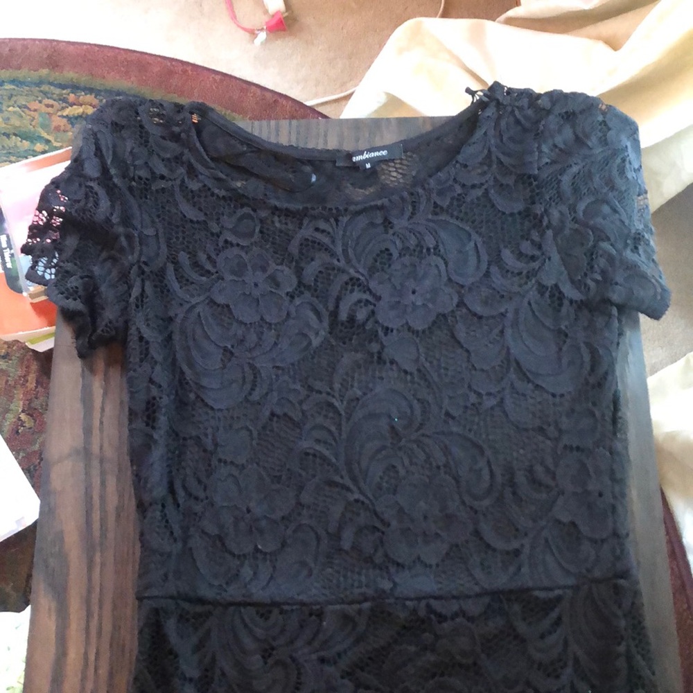 Black cocktail dress